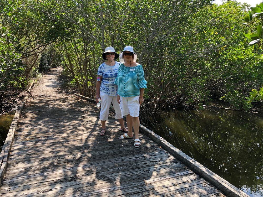 Island walking and food